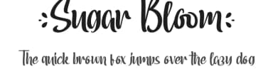 Sugar Bloom by NihStudio — Script Handwritten Font — thumbnail 1