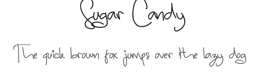 Sugar Candy by madeDeduk — Script Handwritten Font