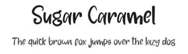 Sugar Caramel by K_IN Studio — Script Handwritten Font — thumbnail 1