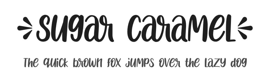 Sugar Caramel by nailetter — Script Handwritten Font