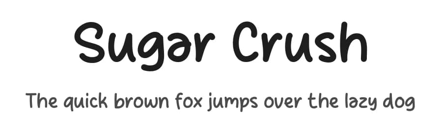Sugar Crush by Origin Type — Script Handwritten Font