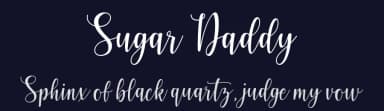 Sugar Daddy by Fikryal studio — Script Handwritten Font — thumbnail 2