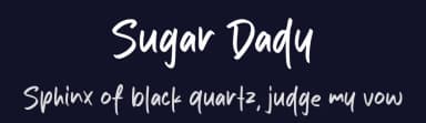 Sugar Dady by MJType — Script Handwritten Font — thumbnail 2