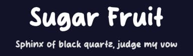 Sugar Fruit by MJType — Script Handwritten Font — thumbnail 2