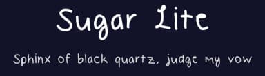 Sugar Lite by Autumn — Script Handwritten Font — thumbnail 2