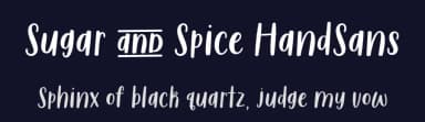 Sugar & Spice HandSans by Brittney Murphy Design — Script Handwritten Font — thumbnail 2