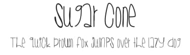 Sugar Cone by Des Gomez — Script Handwritten Font — thumbnail 1