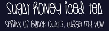 Sugar Honey Iced Tea by Des Gomez — Script Handwritten Font — thumbnail 2