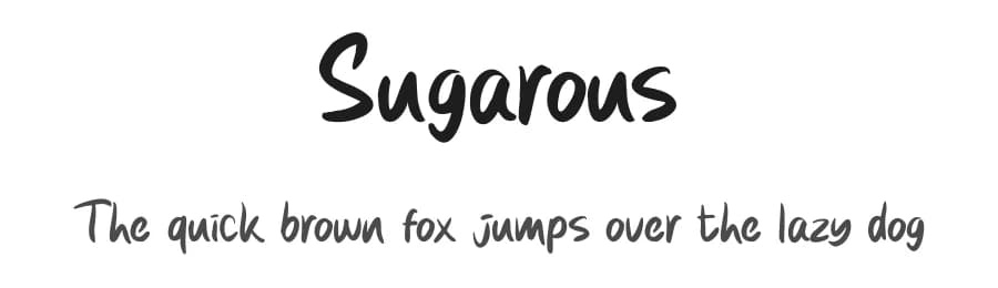 Sugarous by Variatype — Script Handwritten Font — preview 1
