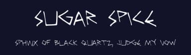 Sugar Spice by Rose Wallington — Script Handwritten Font — thumbnail 2