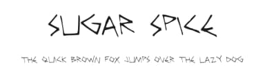 Sugar Spice by Rose Wallington — Script Handwritten Font — thumbnail 1