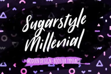 Sugarstyle Millenial Font by wornoutmedia — Script Handwritten Font — thumbnail 1