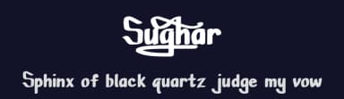 Sughar by GulioSt — Script Handwritten Font — thumbnail 2