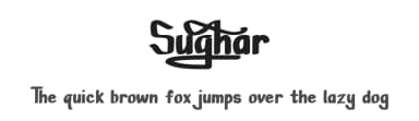 Sughar by GulioSt — Script Handwritten Font — thumbnail 1