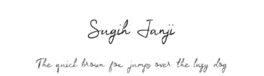Sugih Janji by StringLabs Creative Studio — Script Handwritten Font — thumbnail 1