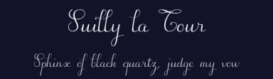 Suilly la Tour by JBFoundry — Script Handwritten Font — thumbnail 2