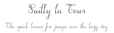 Suilly la Tour by JBFoundry — Script Handwritten Font — thumbnail 1