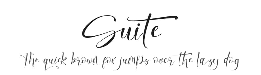 Suite by Creaditive Design — Script Handwritten Font