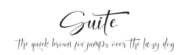 Suite by Creaditive Design — Script Handwritten Font — thumbnail 1