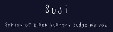 Suji by Sarah Herring — Script Handwritten Font — thumbnail 2