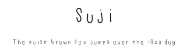 Suji by Sarah Herring — Script Handwritten Font — thumbnail 1