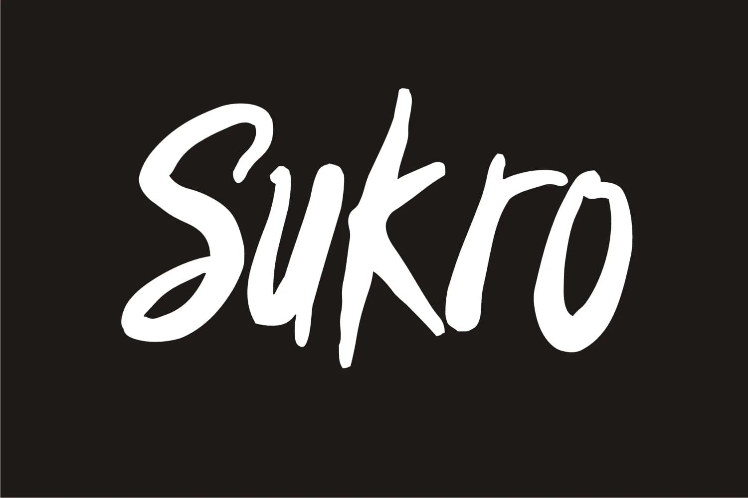 Sukro Font by harisprawoto — Script Handwritten Font