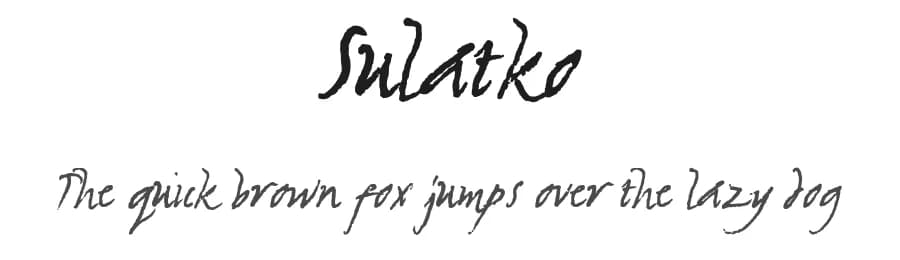 Sulatko by James Paul Fajardo — Script Handwritten Font