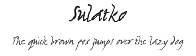 Sulatko by James Paul Fajardo — Script Handwritten Font — thumbnail 1