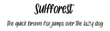 Sulfforest by Maulana Creative — Script Handwritten Font — thumbnail 1