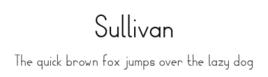 Sullivan by ThorType — Sans Serif Font — thumbnail 1