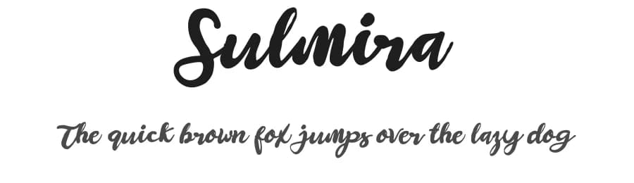 Sulmira by Mozyen Studio — Script Handwritten Font