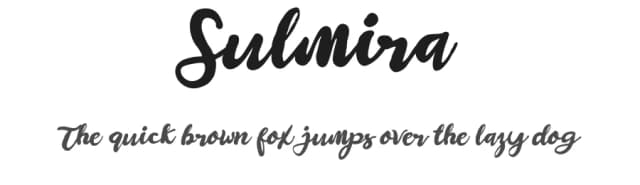 Sulmira by Mozyen Studio — Script Handwritten Font