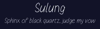 Sulung by Rangkai Aksara — Script Handwritten Font — thumbnail 2