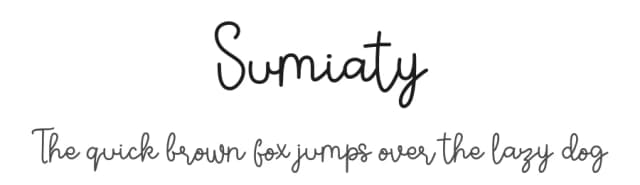 Sumiaty by Hedi Miftah — Script Handwritten Font
