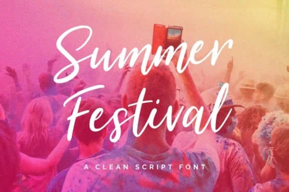 Summer Festival Font by wornoutmedia — Script Handwritten Font