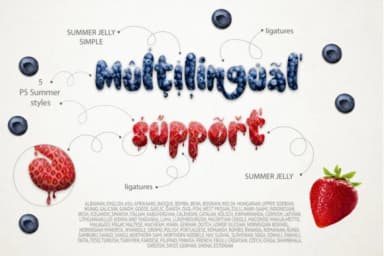 Summer Jelly Font by Red Ink — Script Handwritten Font — thumbnail 9