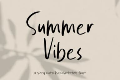 Summer Vibes Font by MJB Letters — Script Handwritten Font — thumbnail 1
