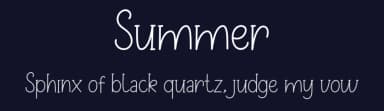Summer by Janurmas Ahmad — Script Handwritten Font — thumbnail 2