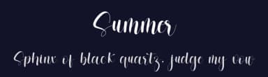 Summer by FreshtypeINK — Script Handwritten Font — thumbnail 2