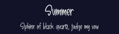 Summer by Al Ghul — Script Handwritten Font — thumbnail 2