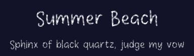 Summer Beach by Aisyah — Script Handwritten Font — thumbnail 2