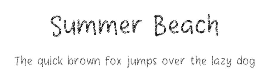 Summer Beach by Aisyah — Script Handwritten Font