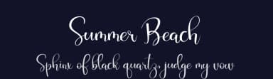 Summer Beach by Etik Fatimah — Script Handwritten Font — thumbnail 2
