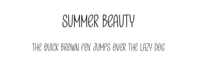 Summer Beauty by Andi Moz — Script Handwritten Font — thumbnail 1