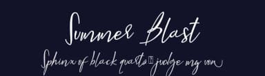 Summer Blast by Sarif Letter — Script Handwritten Font — thumbnail 2
