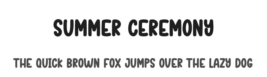 Summer Ceremony by Scratchones — Script Handwritten Font