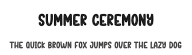 Summer Ceremony by Scratchones — Script Handwritten Font — thumbnail 1