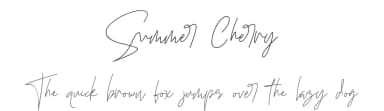 Summer Cherry by Letterara — Script Handwritten Font — thumbnail 1