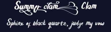 Summer Clam by SSI.Scraps — Script Handwritten Font — thumbnail 2