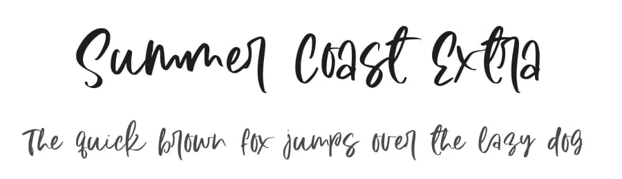 Summer Coast Extra by AZ Std — Dingbats Font